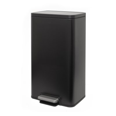 CESTO EKO CLASSIC MADISON MATT BLACK STEEL 50L