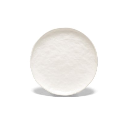 PLATO POSTRE SAKURA ZEN MATT WHITE DE PORCELANA 22 CM