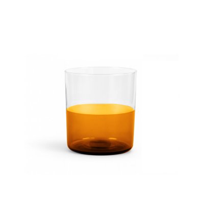 SET X6 VASOS SAKURA FLAME AMBER 350 ML - RADIANCE SERIES