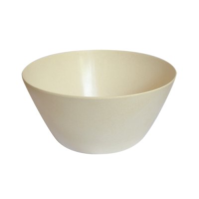 ENSALADERA PLAIN CREAM DE FIBRA DE BAMBOO PREMIUM 24 CMS