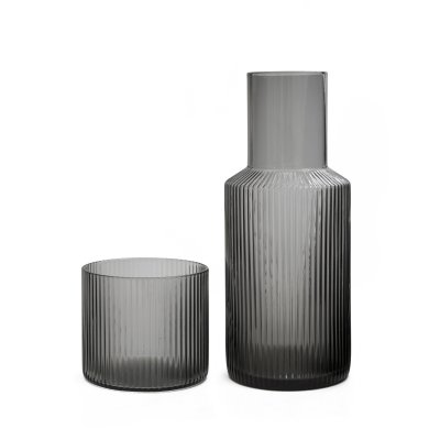 SET BUONA NOTTE SAKURA GREY - JARRA+ VASO DE NOCHE