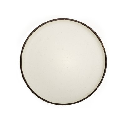 PLATO POSTRE SAKURA MOROCCO WHITE DE PORCELANA 20 CMS