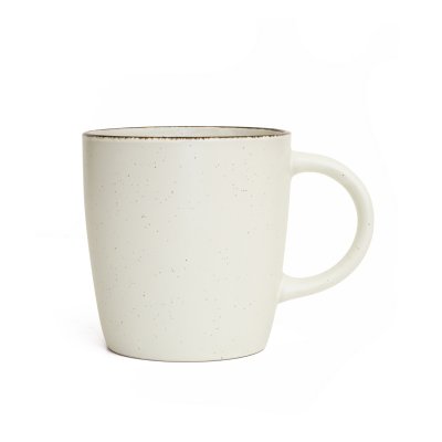 JARRO MUG SAKURA MOROCCO WHITE DE PORCELANA 350 ML